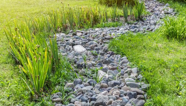 River Rock Garden Installation in Port Orchard