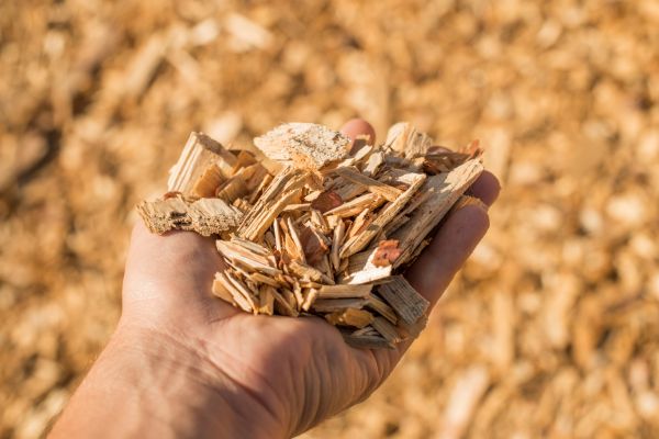 Wood Chips Spreading in Port Orchard