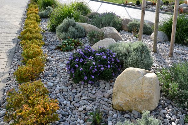 Decorative Rock Installation in Port Orchard