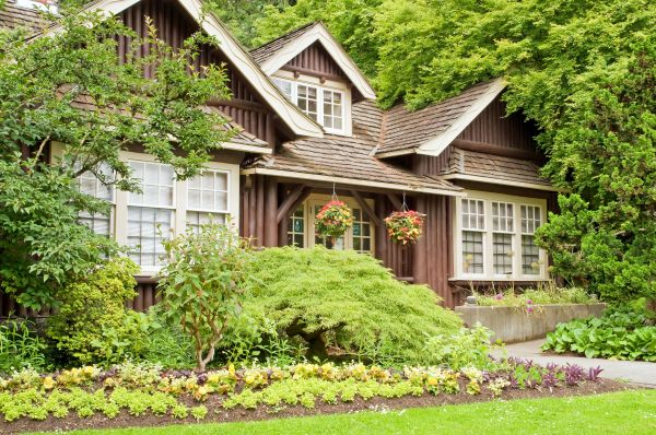 Log Home Landscaping in Port Orchard